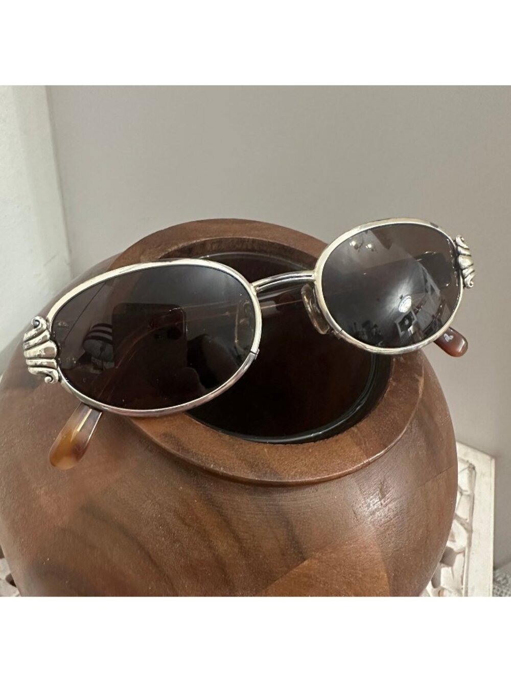 Vintage Brighton tortoise and silver Sunglasses